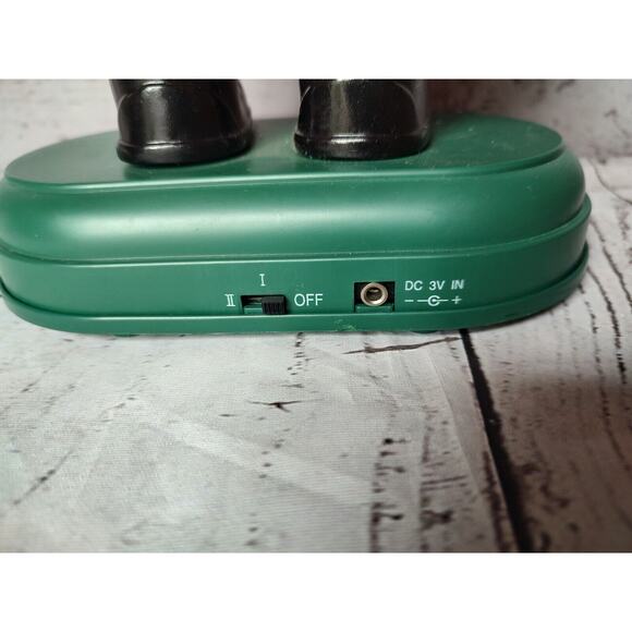 Santa Bear Musical Animated Lighted Suit Holding Candle 14" Vtg 1983 Avon Works - Picture 6 of 8